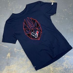 Nike Houston Texans Logo Shirt 561416-41L Medium NFL Football